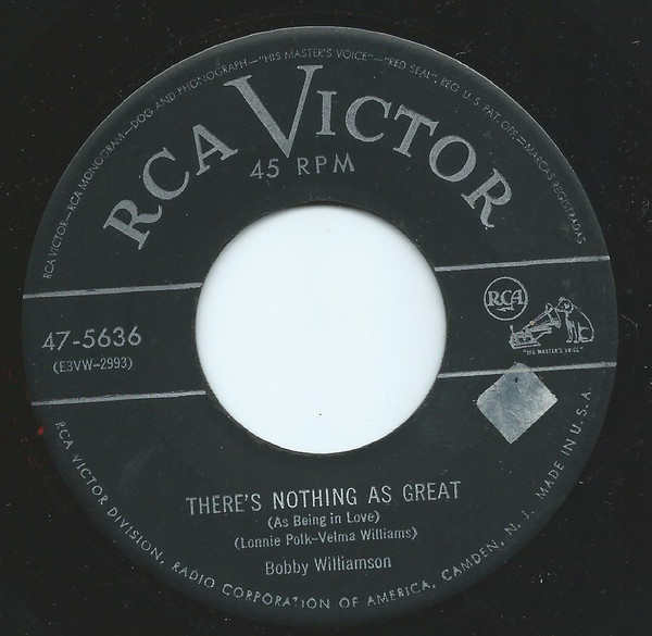 descargar álbum Bobby Williamson - Theres Nothing As Great As Being In Love Steady Diet