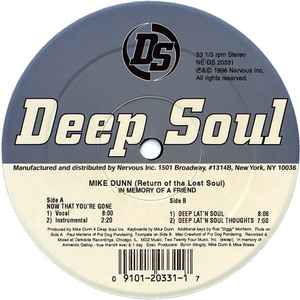 Mike Dunn - Return Of Tha Lost Soul (In Memory Of A Friend)