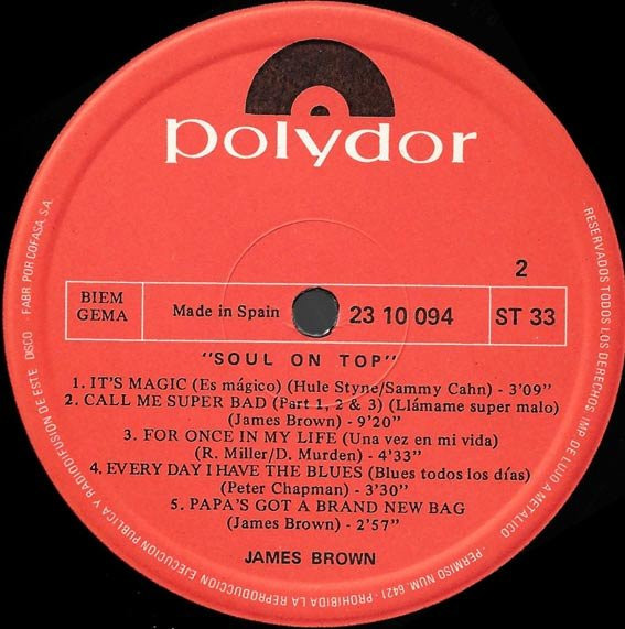last ned album James Brown - Soul On Top