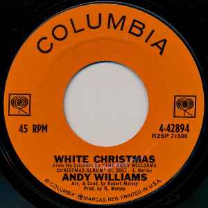Andy Williams - White Christmas album cover