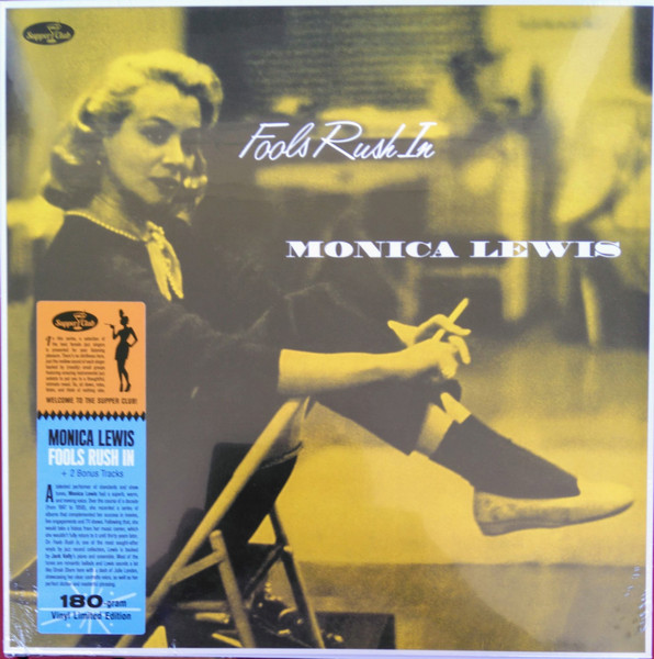 Monica Lewis – Fools Rush In (1955, Vinyl) - Discogs