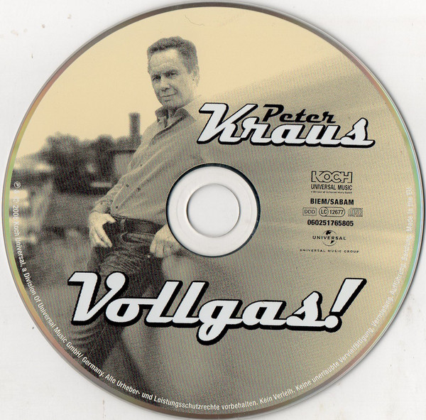 last ned album Peter Kraus - Vollgas