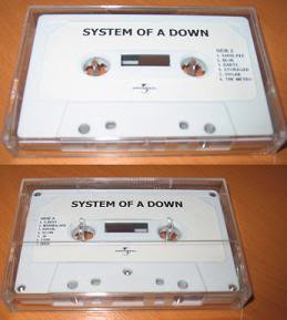 System of A Down Audio Cassette Tape 