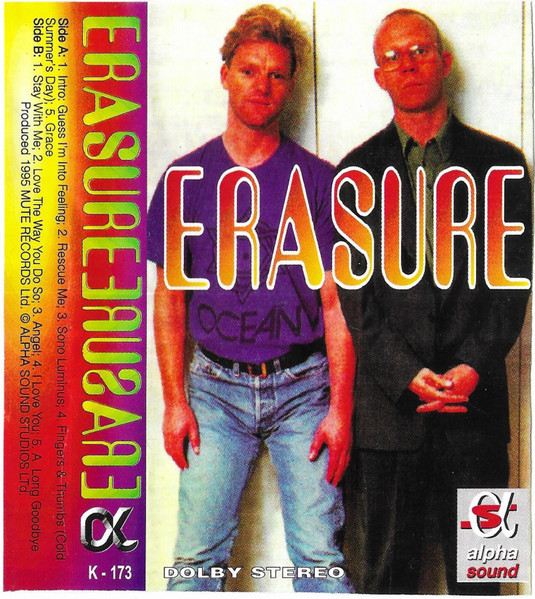Erasure – Erasure (1995, Cassette) - Discogs