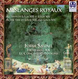 Jordi Savall - Meslanges Royaux album cover