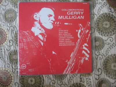 Обложка конверта виниловой пластинки Gerry Mulligan - Collaborations