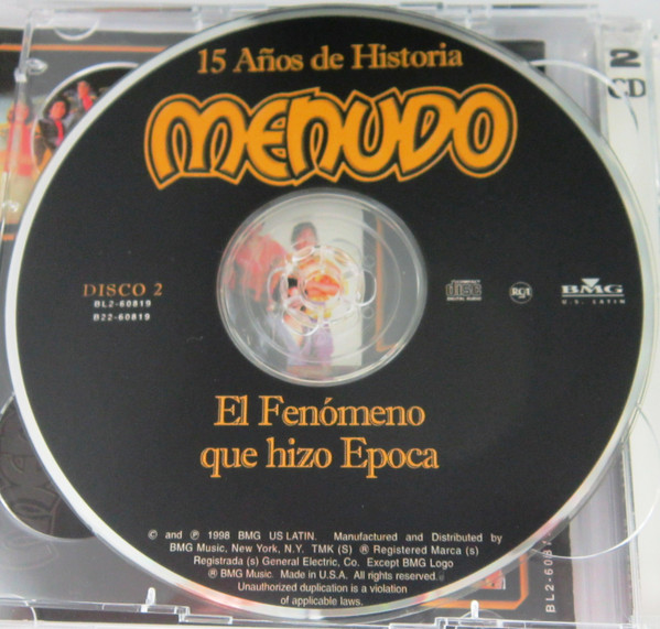 ladda ner album Menudo - 15 Años De Historia