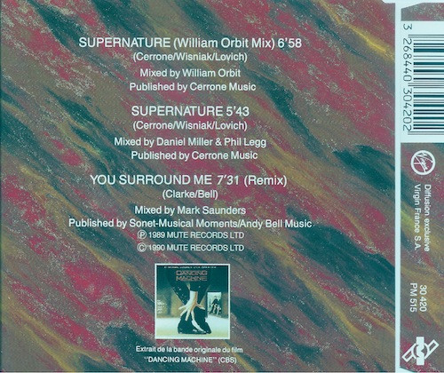 ladda ner album Erasure - Supernature Extrait De La Bande Originale Du Film Dancing Machine