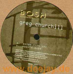 Greg Churchill - Aside From You album cover