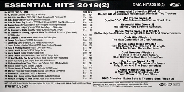 descargar álbum Various - DMC Essential Hits 2019 Part Two July December 2019