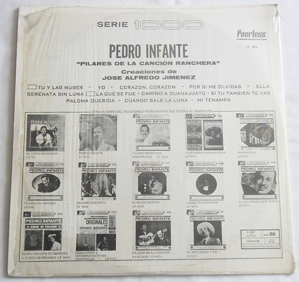 télécharger l'album Pedro Infante - Pilares De La Cancion Ranchera Creaciones De Alfredo Jimenez