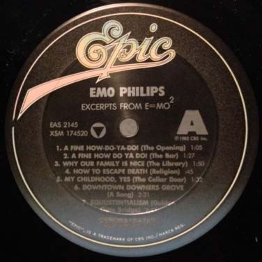 Emo Philips Excerpts From E MO Releases Discogs