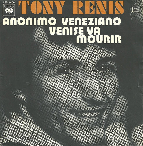 Tony Renis Anonimo Veneziano Venise Va Mourir 1971 Vinyl