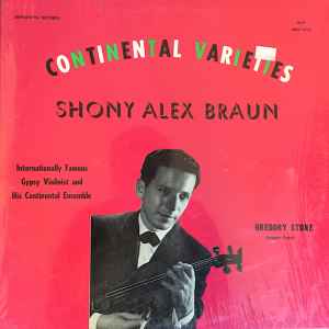 Shony Alex Braun - Continental Varieties album cover