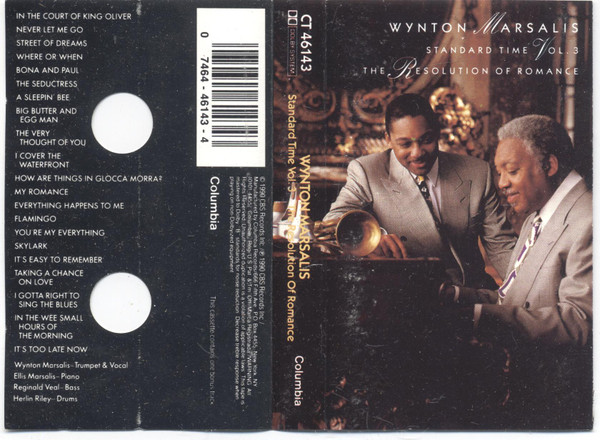Wynton Marsalis – Marsalis Standard Time, Vol. 3 (The Resolution Of Romance) ‎ (1990, Cassette) Discogs