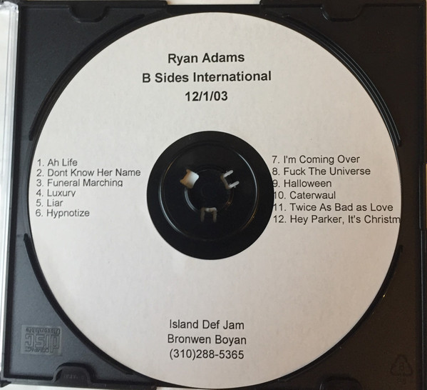 Ryan Adams B Sides International 2003 CD Discogs