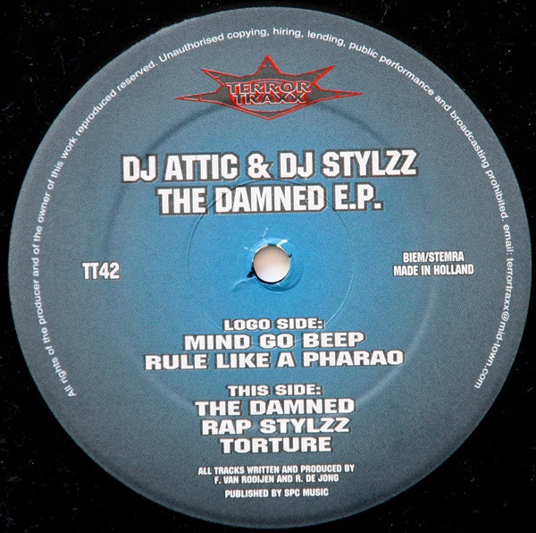 télécharger l'album DJ Attic & DJ Stylzz - The Damned