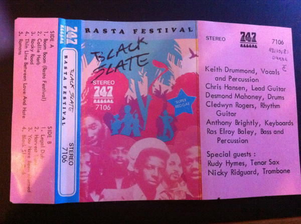 Black Slate – Rasta Festival (1981, Vinyl) - Discogs