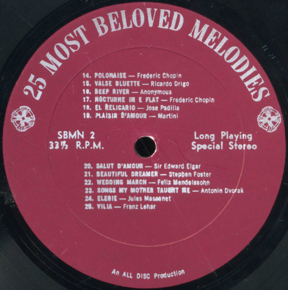 baixar álbum Various - 25 Most Beloved Melodies