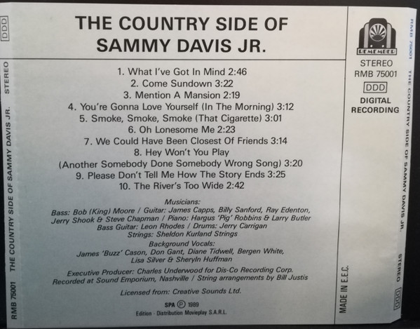 baixar álbum Sammy Davis Jr - The Country Side Of