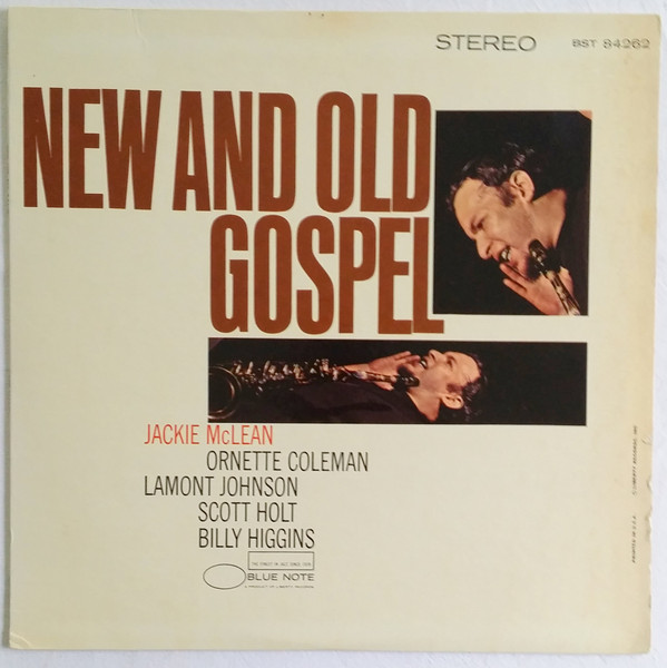 Jackie McLean – New And Old Gospel (1996, CD) - Discogs