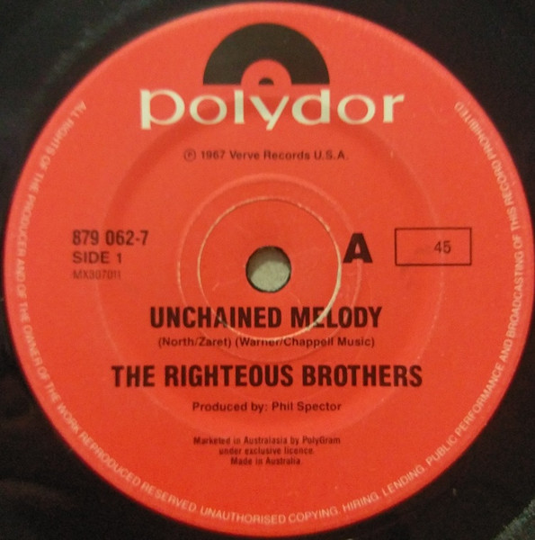 The Righteous Brothers - Unchained Melody | Releases | Discogs