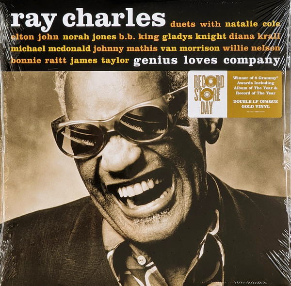 Ray Charles – Genius Loves Company (2022, Gatefold, Opaque Gold