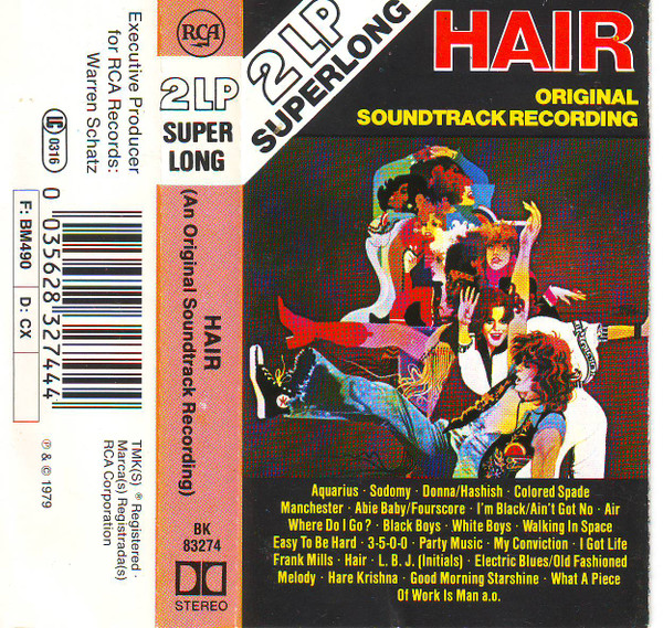 Galt MacDermot Hair Original Soundtrack Recording 1979