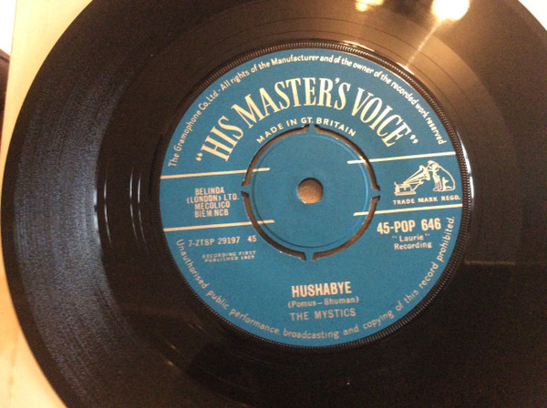 The Mystics – Hushabye (1959, Vinyl) Discogs