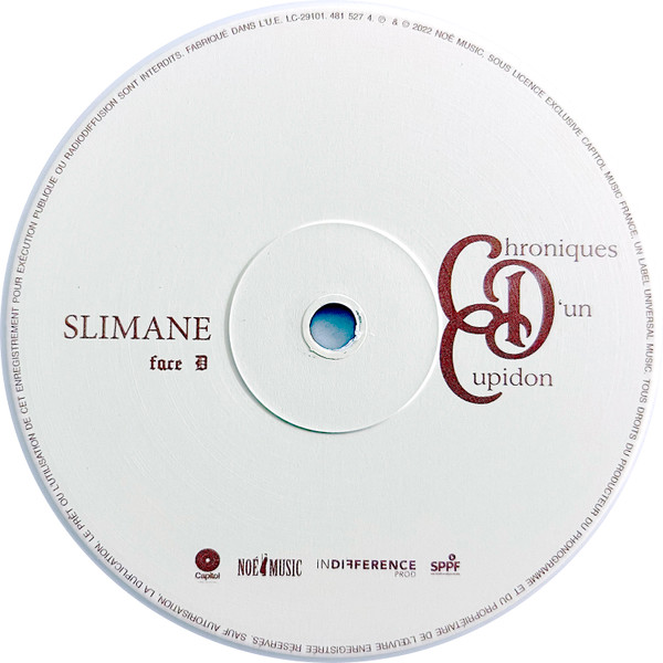 Slimane – Chroniques D'un Cupidon (2022, White, Vinyl) - Discogs