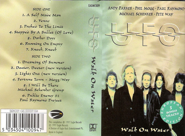 UFO – Walk On Water (1997, Cassette) - Discogs