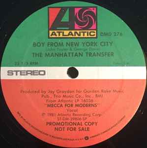 The Manhattan Transfer – Boy From New York City (1981, Vinyl