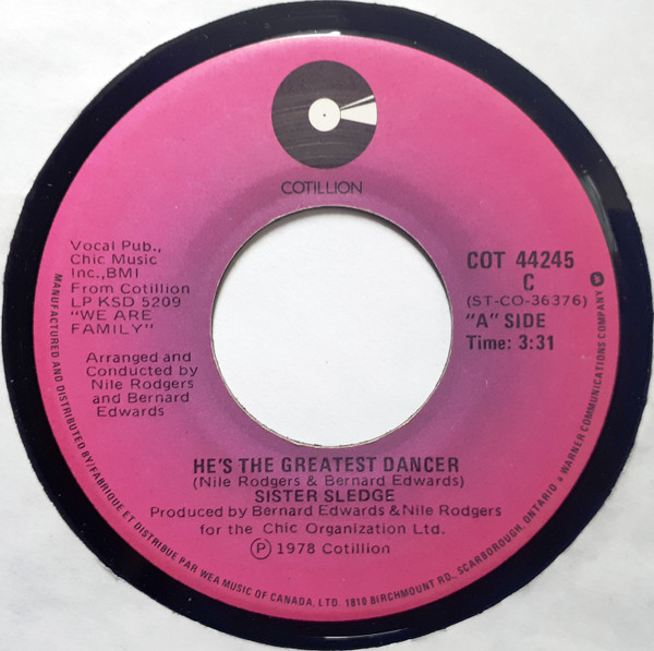 Sister Sledge - He's The Greatest Dancer | Releases | Discogs