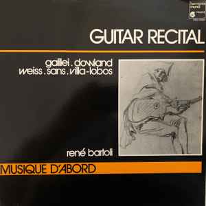 Ren Bartoli Guitar R cital Releases Discogs