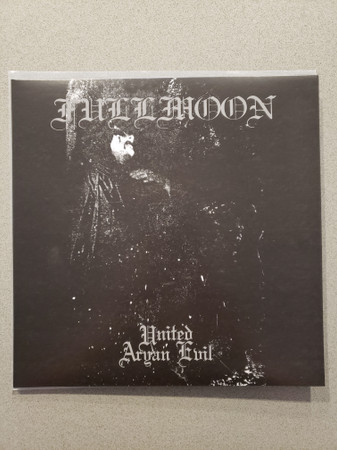 Fullmoon – United Aryan Evil (2021, Silver W/ Black Marble, Vinyl