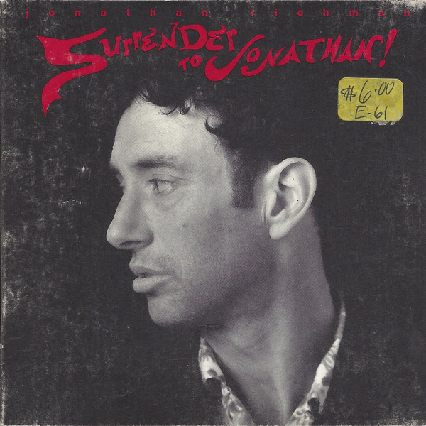 数量限定セール jonathan richman/Surrender 〜/アナログLP To 洋楽