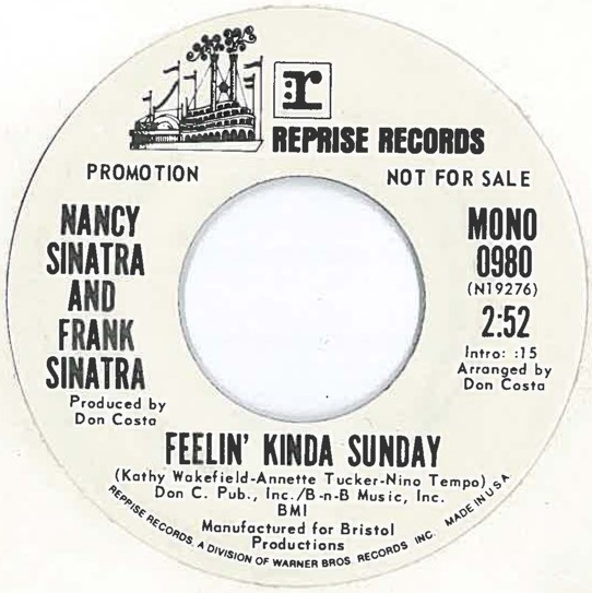ladda ner album Nancy Sinatra And Frank Sinatra - Feelin Kinda Sunday