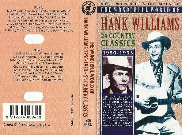 Hank Williams The Wonderful World Of Hank Williams 1950 1953