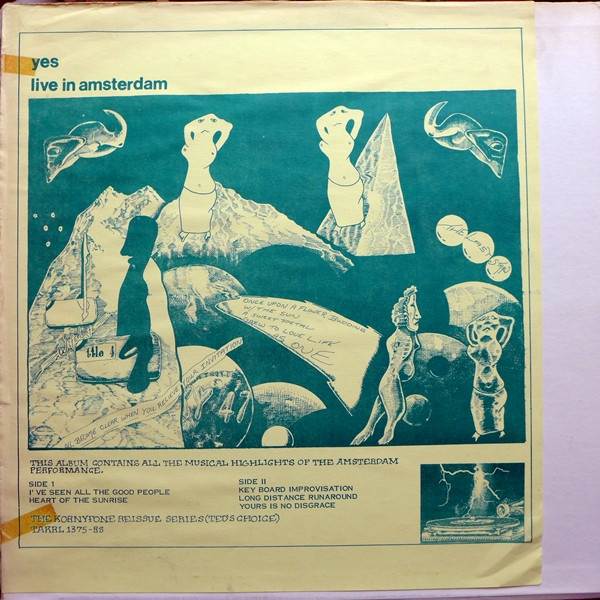 Yes – Live In Amsterdam (1976, Vinyl) - Discogs