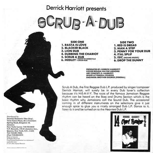 Album herunterladen Derrick & The Crystalites - Derrick Harriott Presents Scrub A Dub Reggae