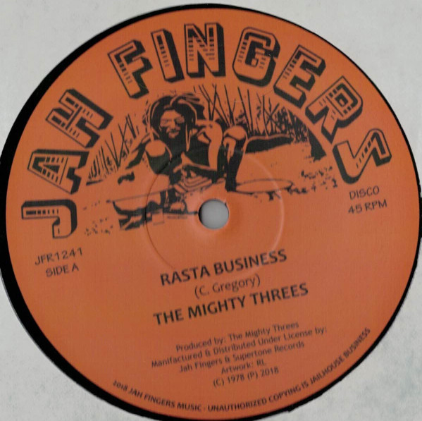 Mighty Threes Rasta Business reggae レゲエ オレンジ系 レコード