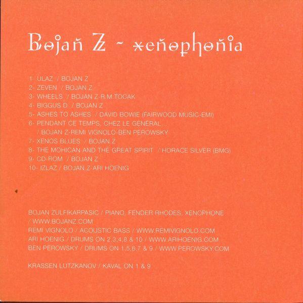 ladda ner album Bojan Z - Xenophonia