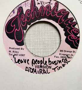 Admiral Tibet – Leave People Business (Vinyl) - Discogs