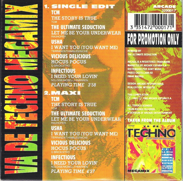 ladda ner album Various - Va De Techno Megamix