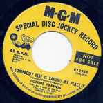 Cover of Somebody Else Is Taking My Place, 1968, Vinyl