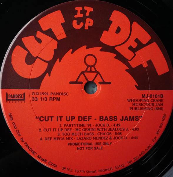 Cut It Up Def (Miami Bass Jams) (1991, CD) - Discogs