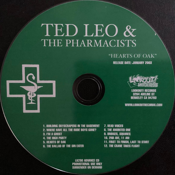 Ted Leo / Pharmacists - Hearts Of Oak | Releases | Discogs