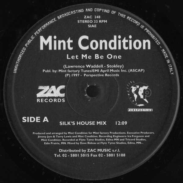 baixar álbum Mint Condition - Let Me Be The One