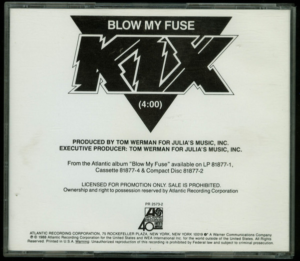 Kix – Blow My Fuse (1988, CD) - Discogs