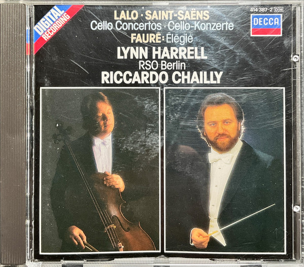 lataa albumi Riccardo Chailly Lalo, SaintSaëns, Fauré, Lynn Harrell, RSO Berlin - Cello Concertos Élégie